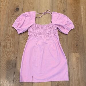 Lush Soft Pink Elastic Waist Top
